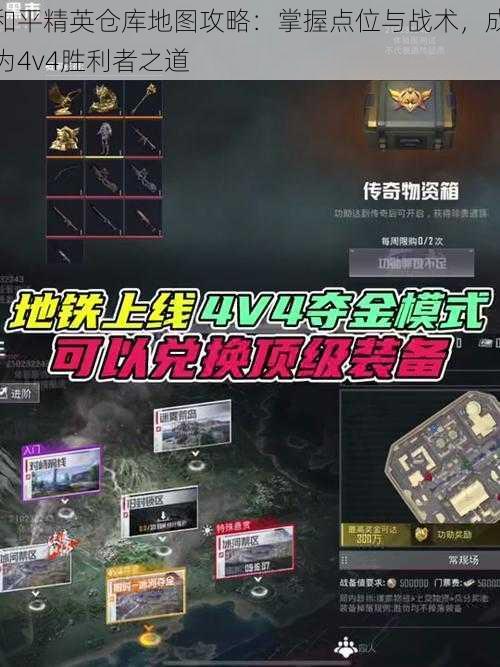 和平精英仓库地图攻略:掌握点位与战术,成为4v4胜利者之道